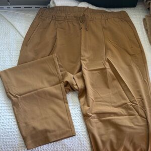 Old Navy Women's Drawstring Trousers in Camel Brown—XL TALL